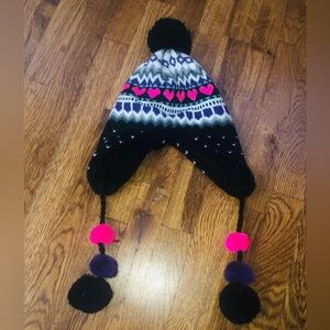 3/$20 Pom Pom knit fleece beanie